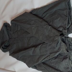 Olive green cargo jacket